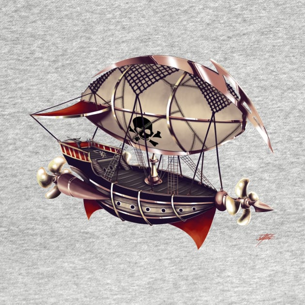 Pirate Airship by Indi Martin